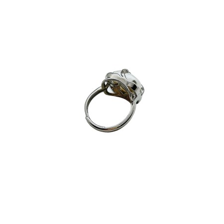 ring silver 925 with white stone